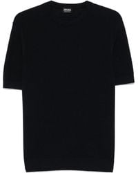 ZEGNA - Knitted T-Shirt - Lyst