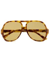 Chloé - Chloé Eyewear Geometric Frame Sunglasses - Lyst