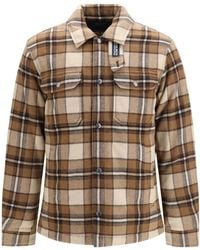 Woolrich - Checked Overshirt Jacket - Lyst
