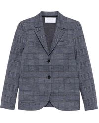 Harris Wharf London - Button Check Blazer - Lyst