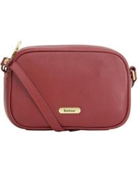 Barbour - Square Leather Bag Body - Lyst