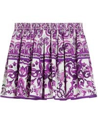 Dolce & Gabbana - Skirt With 'Majolica' Print - Lyst