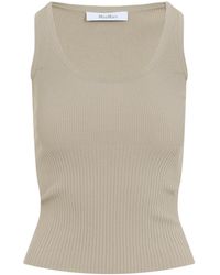 Max Mara - Ghiro Ribbed Knit Tank Top - Lyst
