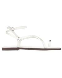Rag & Bone - Toe Strap Flat Sandals - Lyst