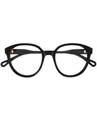 Chloé - Chloé Eyewear Round Frame Glasses - Lyst