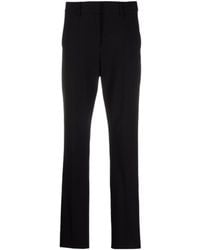Emporio Armani - High-Waisted Tapered Trousers - Lyst