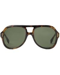Fendi - Eyewear Aviator Frame Sunglasses - Lyst