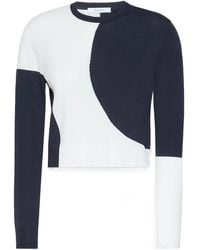 Max Mara - Colour-Block Intarsia-Knit Sweater - Lyst