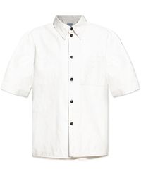 Bottega Veneta - Leather Shirt - Lyst
