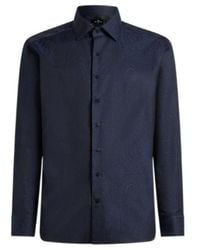 Etro - Cotton Jacquard Shirt - Lyst