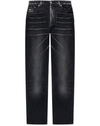 Moschino - Faded Straight Leg Jeans - Lyst
