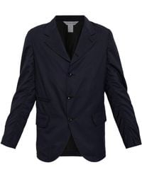 Comme des Garçons - Comme Des Garçons Shirt Striped Single-Breasted Jacket - Lyst