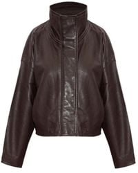 AllSaints - Ryder Zip-Front Leather Jacket - Lyst
