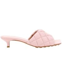 Bottega Veneta - Padded Heeled Sandals - Lyst
