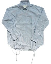 Closed - Button-Up Tie-Detail Cotton Shirt - Lyst
