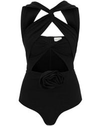 Magda Butrym - Twisted Cut-Out Bodysuit - Lyst