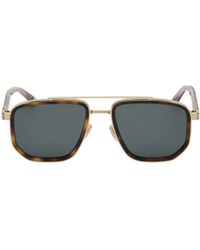 Gucci - Eyewear	Navigator Frame Sunglasses - Lyst