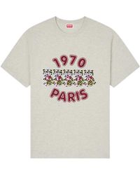 KENZO - Wild Tiger' Embroidered Loose T-Shirt - Lyst