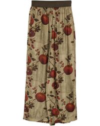 Uma Wang - Pomegranate-Print Elastic-Waist Trousers - Lyst