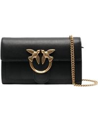 Pinko - Love One Chain Linked Crossbody Bag - Lyst