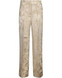 Incotex - Neera Floral Jacquard Pants - Lyst