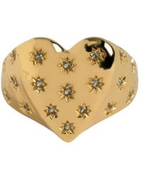 Zadig & Voltaire - Heartbreaker Crystal-Embellished Ring - Lyst