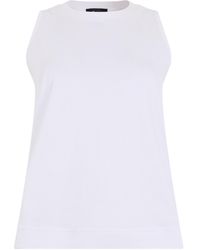 Herno - Laminar Sleeveless Cotton Top - Lyst