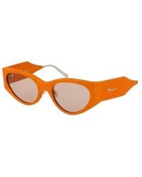 Ferragamo - Ferragamo Eyewear Cat-Eye Sunglasses - Lyst