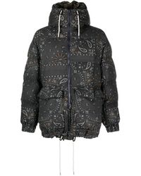 Sacai - Bandana-Print Padded Jacket - Lyst