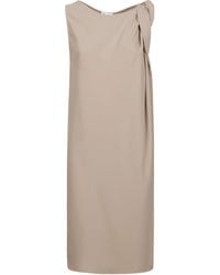 P.A.R.O.S.H. - P.A.R.O..H. Twist Detailed Dress - Lyst