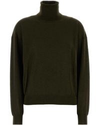 Saint Laurent - Turtleneck Long-Sleeved Jumper - Lyst