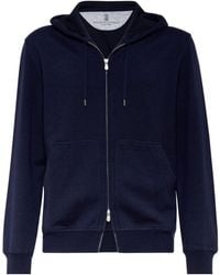 Brunello Cucinelli - Long-Sleeve Cashmere Hoodie - Lyst