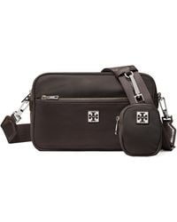 Tory Burch - Virginia Logo-Plaque Shoulder Bag - Lyst