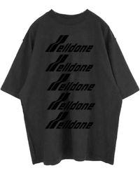 we11done - Logo-Print Crew Neck T-Shirt - Lyst
