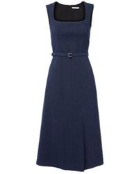 Emilia Wickstead - Pinah Cotton-Blend Bouclé Midi Dress - Lyst