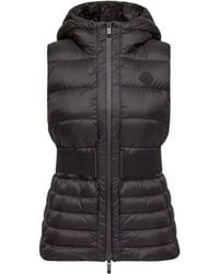 Moncler - Melia Hooded Down Gilet - Lyst