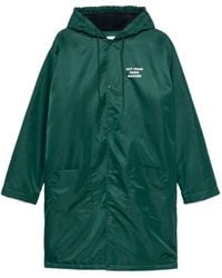 Drole de Monsieur - La Parka Slogan Coat - Lyst