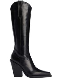 Paris Texas - Patent Leather Texan Boot - Lyst