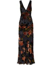 Anna Sui - Velvet Devoré Maxi Dress - Lyst