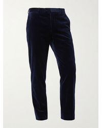 Gucci - Stretch Velvet Formal Trousers - Lyst