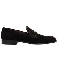 Gianvito Rossi - George Round-Toe Loafers - Lyst