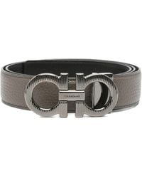 Ferragamo - Ferragamo Buckle Fastened Reversiable Belt - Lyst