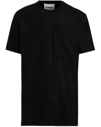 Jil Sander - Zip-Detailed Crewneck T-Shirt - Lyst