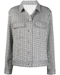 Givenchy - 4G Jacquard Denim Jacket - Lyst