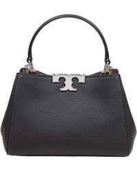 Tory Burch - Eleanor Pebbled Mini Satchel Bag - Lyst