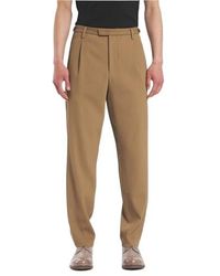 Barena - Tailored Barrel Leg Trousers - Lyst