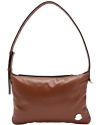 Moncler - Quilted Leather Shoulder Bag - Lyst