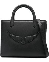 Zadig & Voltaire - Xs Angel Wings-Appliqu Tote Bag - Lyst