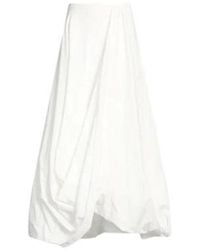 Brunello Cucinelli - Maxi Skirt Cotton, Polyamide - Lyst