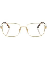 Miu Miu - Eyewear Rectangle Frame Glasses - Lyst